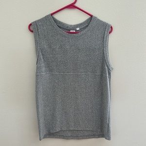 GAP Grey Marled Sleeveless Top size SM